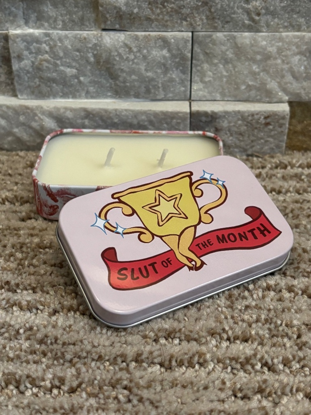 Urban Outfitters S**T Of The Month Gag Gift Candle In Tin